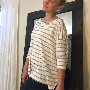 Flowy Striped Cotton Top